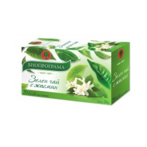 Bioprograma Зелен чай с жасмин 20 бр.